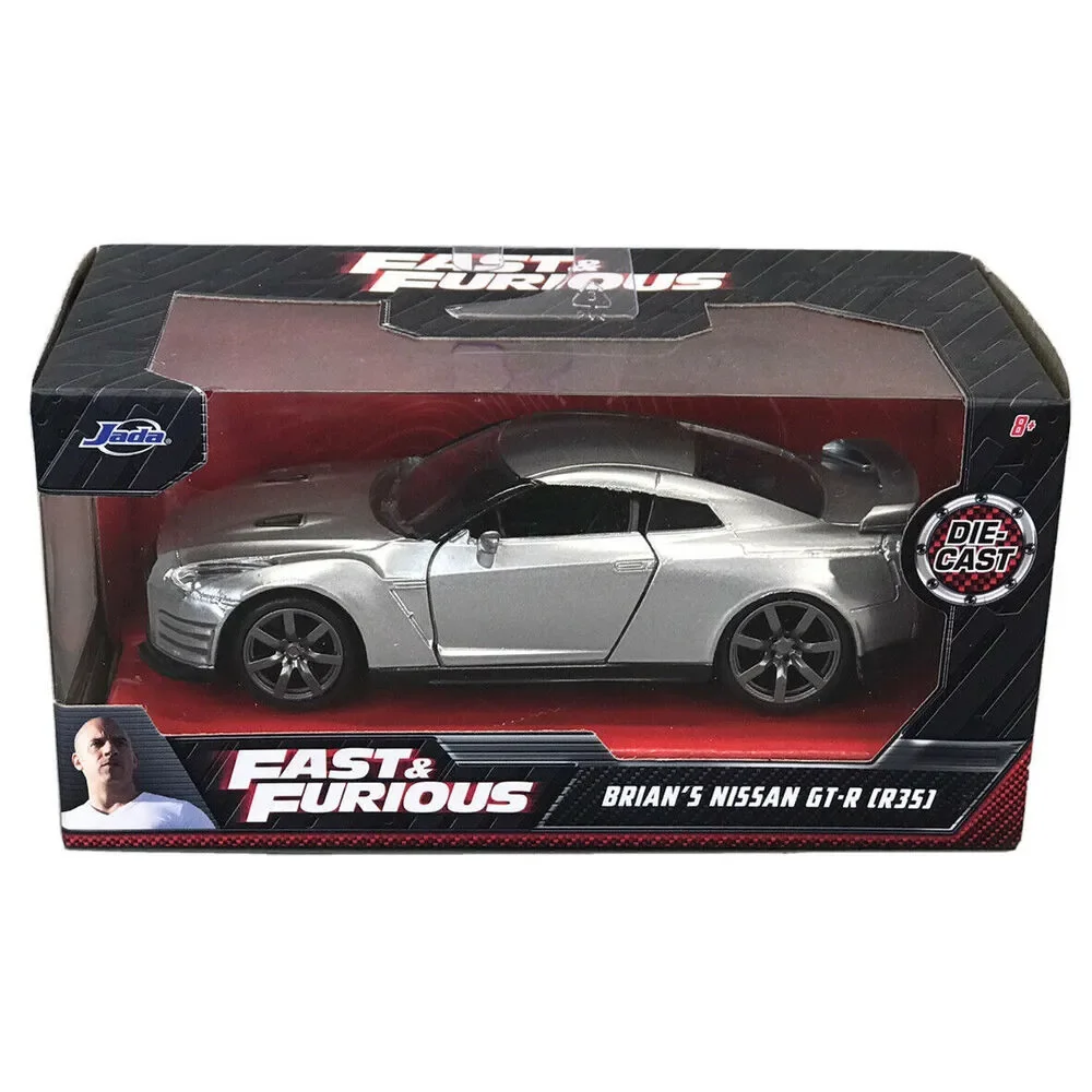 Jada 1:24 Fast & the Furious Brian's Silver Nissan Gt-R (R35)